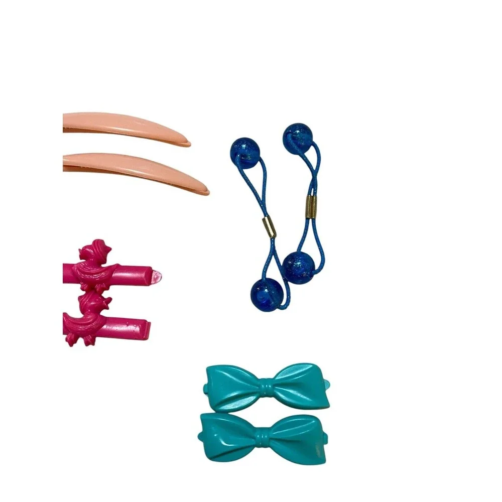 Plastic Barrettes And Pony Tail Holders